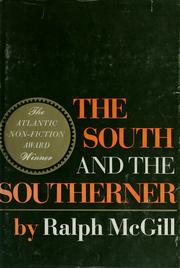 Cover of: The South and the southerner. by Ralph McGill