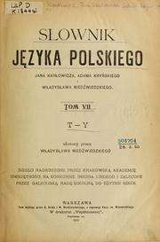 Cover of: Słownik języka polskiego