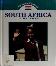 Cover of: South Africa is my home