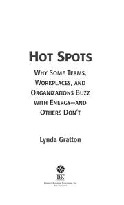Cover of: Hot Spots by Lynda Gratton