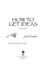 Cover of: How to Get Ideas