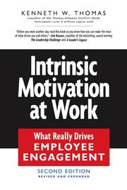 Cover of: Intrinsic Motivation at Work 2nd