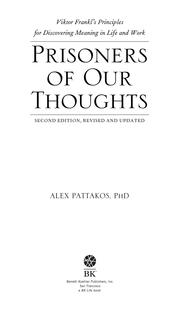 Prisoners of Our Thoughts by Alexander Nicholas Pattakos