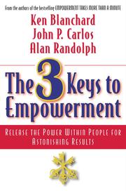 Cover of: The 3 Keys to Empowerment