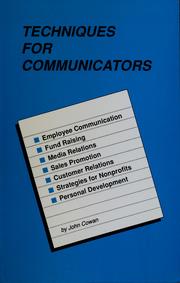 Cover of: Techniques for communicators