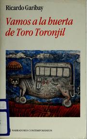 Cover of: Vamos a la huerta de Toro Toronjil