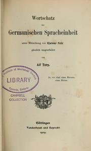 Cover of: Vergleichendes Wörterbuch der Indogermanischen Sprachen