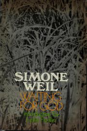 Cover of: Waiting for God by Simone Weil