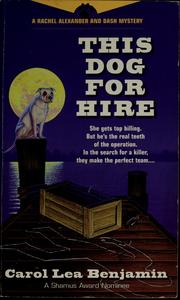 Cover of: This dog for hire: a Rachel Alexander and Dash mystery