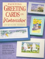 Painting greeting cards in watercolor by Jacqueline Penney