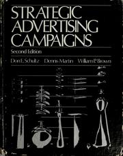 Cover of: Strategic advertising campaigns by Don E. Schultz