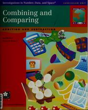 Cover of: Combining and comparing: addition and subtration