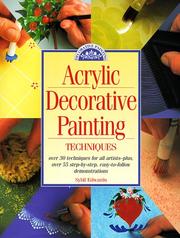 Cover of: Acrylic Decorative Painting Techniques | Sybil Edwards