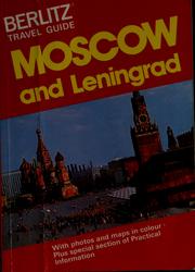 Cover of: Moscow and Leningrad by Editions Berlitz S.A., Editions Berlitz S.A.