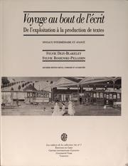 Cover of: Voyage au bout de l'écrit by Sylvie Dejy-Blakeley