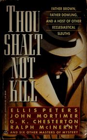 Cover of: Thou shalt not kill by Cynthia Manson
