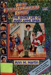 Cover of: The secret life of Mary Anne Spier by Ann M. Martin