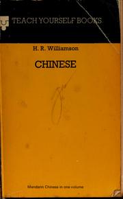 Chinese by H. R. Williamson