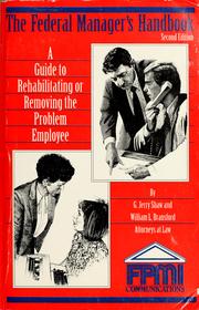 Cover of: Federal manager's handbook by G. Jerry Shaw