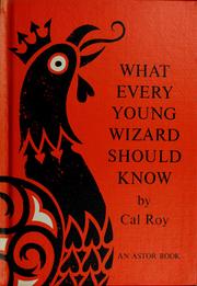 Cover of: What every young wizard should know.