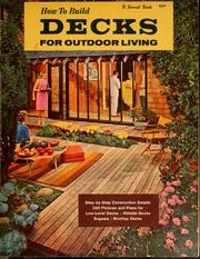 Cover of: How to build decks for outdoor living