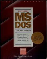 Cover of: Running MS DOS | Van Wolverton