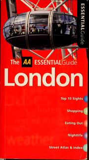 Cover of: Essential London