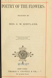 Poetry of the flowers by C. M. Kirtland