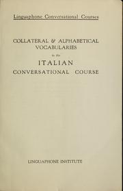 Collateral & alphabetical vocabularies to the Italian conversational course