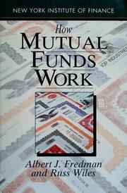 Cover of: How mutual funds work