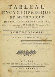 Cover of: Tableau encyclopédique et méthodique des trois règnes de la nature