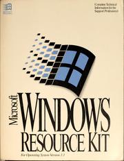 Cover of: Microsoft windows 3.1 resource kit