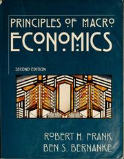 Cover of: Principles of Macroeconomics by Robert H. Frank