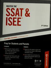 Peterson's master the SSAT & ISEE by Robinson, Jacqueline