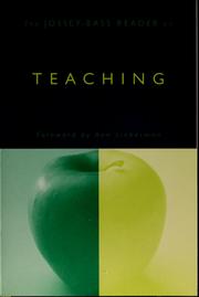 Cover of: The Jossey-Bass reader on teaching by Jossey-Bass Inc