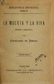 Cover of: La muerte y la viva: novela original.