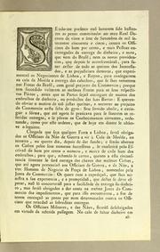 Cover of: Sendo-me presente naõ haverem sido bastantes as penas comminadas no meu Real Decreto de vinte e sete de setembro de mil setecentos cincoenta e cinco: contra os officiaes do hum por cento, e mais pessoas encarregadas da entrega do dinheiro, e ouro, que vem do Brasil; ..