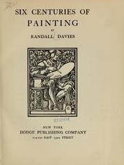 Cover of: Six centuries of painting