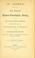 Cover of: An address before the New England Historic Genealogical Society, in the hall of the House of Representatives of Massachusetts, Tuesday, Sept. 13th, 1859