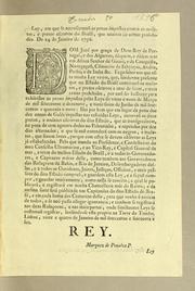 Cover of: Ley, em que se accrescentaõ as penas impostas contra os mulatos, e pretos escravos do Brasil, que uzarem de armas prohibidas. De 24 de Janeiro de 1756