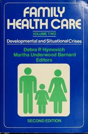 Cover of: Family health care by Debra P. Hymovich