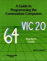 Cover of: A Guide to Programming the Commodore Computers, Teacher's Guide