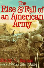 Cover of: The Rise and Fall of an American Army | Shelby L. Stanton