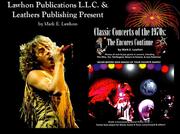 Cover of: Classic Concerts of the 1970s: The Encores Continue by Mark E. Lawhon