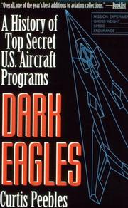 Cover of: Dark Eagles by Curtis Peebles