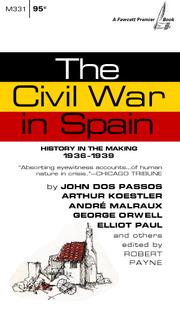 Cover of: The Civil War in Spain: History in the Making 1936–1939