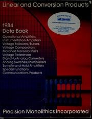 Cover of: PMI 1984 data book by Precision Monolithics Incorporated