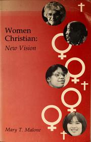 Cover of: Women Christian: new vision