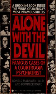 Alone with the devil by Ronald Markman