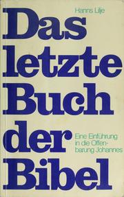 Cover of: Das letzte Buch der Bibel by Hanns Lilje